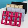 12 Almofadas para Pulseira Painel de Veludo Completo para Relógio Painel para Pulseira Suporte de Exibição de Joias Painel de Armazenamento de Contas Painel para Joias Venda por Atacado