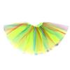 Saia Arco-Íris Infantil Saia de Dança de Balé Europeia e Americana Saia Tutu Saia de Tule Saia Bufante para Meninas Combinação de Cores Fabricante