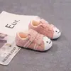 Zapatos para Niñas 2026 Nuevo Modelo de Primavera Zapatillas de Princesa para Niños con Velcro Suela Suave Zapatillas de Moda para Niños Pequeños