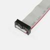 Cable de perforación IDC de espaciado de 2.54mm gris FC de tres piezas con línea de ensayo convexa 2651 Línea de conexión de equipo