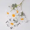 Flores Artificiales: Girasoles de 6 Cabezas, Margaritas Pequeñas, Margaritas Flor de Trigo para Decoración del Hogar, Hotel, Boda; Flores Falsas, Flores Artificiales, Flores de Seda