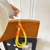 Estilo Ins Color Claro Todo Fósforo Colgante para Funda de Teléfono Móvil Cuerda Corta para Mano Colgante de Correa Tejida Duradera Cadena para Bolso de Llaves Universal