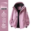 Chaqueta Exterior 3 en 1 con Forro Polar Desmontable Ropa de Trabajo Resistente al Viento e Impermeable Ropa Exterior Logo Personalizado