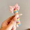 Gomita para el Pelo de Cuerda de Teléfono de Colores Dulces tipo Gelatina para Niñas, Cuerda para el Cabello de Gama Alta, Gomita Versátil Estilo Coreano, Accesorio para el Cabello de Banda Elástica de Alta Elasticidad