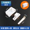 Conectores de plástico cuadrados de montaje rápido con placa para muebles, tipo conector abierto, tres en uno, de exportación directa de fábrica