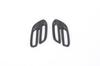Adecuado para modificación de salida de aire frontal pequeña Tengshi D9 22, patrón de fibra de carbono/pegatinas decorativas de madera de durazno, material ABS