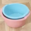 Nuevo Lavabo Doméstico de Doble Asa Lavabo para Lavar Verduras en la Cocina Lavabo Grueso para Lavar Ropa de Adultos y Bebés Lavado de Pies Lavabo Facial de Plástico