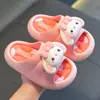 Atacado de Fábrica Personalizado Chinelos de Verão para Meninas Princesa Desenho Animado Antiderrapante Banheiro Banho Fofo Sola Macia Chinelos Infantis