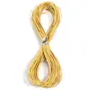 Corda redonda de couro genuíno camada superior de couro corda redonda corda chata cor natural diy artesanato em couro feito à mão materiais acessórios para pulseira joias