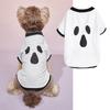 Gatos Perro Halloween Caras Divertidas Calabaza Espina de Pescado Cachorros Perro Pequeño Chihuahua Oso de Peluche Ropa Camiseta
