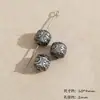 Prata Três Cores Oca Dupla Felicidade Alienígena Fio de Contas Pequeno para Vaso String Colar DIY Feito à Mão Contas Espaçadoras Acessório de Joia Materiais