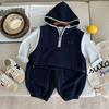Conjunto de Ropa para Niños 2026 Otoño Nuevo Estilo Coreano Chaleco de Moda para Niños y Niñas Jóvenes Conjunto Casual de Tres Piezas para Primavera y Otoño