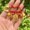 Moda nacional pin de borla para mujeres embarazadas anti-susto pin de seguridad para rezar por el bebé colgante de broche de seguridad colgante para niños