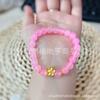 Pulseras Apilables de Circonia Amatista Cristal Blanco para Mujer, Pulseras Simples y Versátiles, Pulseras de Moda de Lujo Ligero y de Alta Gama