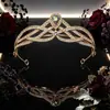 Coroa Fashion com Zircônias Acessórios Faixa de Cabeça Coroa Fabricante de Adereços de Cabeça Adereços de Cabeça para Noiva Casamento Combinação para Fotos Atacado