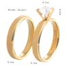Anillos de Diamantes Populares Europeos y Americanos, Joyería de Zirconia de Acero Inoxidable, Anillos de Pareja, Anillos de Acero de Titanio con Incrustaciones de Diamantes Escarchados para Mujer, Venta al por Mayor de Joyería