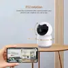 Cámara inteligente wifi tipo graffiti para el hogar, interior, monitor HD de 360 grados, exterior, control remoto por APP, intercomunicador de voz