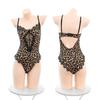 Lingerie Sexy, Renda Sexy Transparente, Macacão com Suspensório Estampado de Leopardo, Role-Playing, Com Aro Quente, Não Precisa Tirar