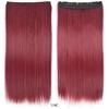 Comércio exterior peruca feminina cabelo longo liso fabricantes atacado cinco clipes peça de extensão de cabelo sem costura 5 clipes cabelo natural realista peça de peruca