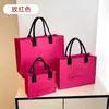 Bolsa de Feltro Personalizada Ano do Carneiro 2026 Novo Estilo Espessa Grande Capacidade Bolsa Tote Criativa Presente de Ano Novo Bolsa Tote da Moda