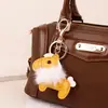 En stock Llavero de caballo pequeño de felpa estilo coreano ins Maillard bufanda pequeña accesorio para bolso de caballo accesorios para bolso fábrica