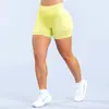 ZORA Pantalones cortos de yoga populares europeos y americanos DF totalmente mate para correr, deportes, fitness para mujer, pantalones cortos de yoga