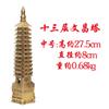 Lugar de fábrica cobre Torre Wenchang de nueve pisos 13 pisos torre de cobre adornos para el hogar artesanías cobre Torre Wenchang al por mayor