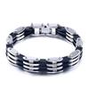 Joyería de Pulsera de Acero Inoxidable Pulsera Lisa con Forma de Cadena de Bicicleta Joyería de Moda para Hombre Accesorios para Mujer