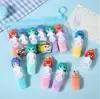 Estrella Fugaz Persona Pluma Fluorescente Alta Apariencia Marcador de Llaves Mini Portátil Set Papelería Lápices de Colores Lindos para Dibujar