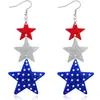 Pendientes de Personalidad Independiente para E-Commerce Transfronterizo Día de la Independencia 2026 Nueva Moda Elegantes Versátiles Estilo Europeo y Americano