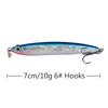 Chocalho Vibratório Submerso Lápis Super Lançamento Longe Pesca de Água Doce e Salgada Siniperca chuatu Isca Artificial para Robalo
