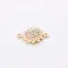 Explosiones de Amazon accesorios de girasol DIY aleación flor diamante accesorios accesorios para ropa accesorios comercio exterior