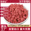 Gránulos de Fresa Liofilizados, Frutas Deshidratadas, Frutas y Verduras Secas, Gránulos Crujientes de Fresa, Accesorios para Hornear, Gránulos de Fruta para Decoración de Pastel de Té con Leche