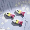 Colgante de Cuenta de Cerámica de Pez de Dibujos Animados Colorido y Lindo para Pulsera DIY, Collar, Encanto, Accesorios de Joyería al por Mayor