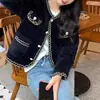 Cardigan de punto de imitación de piel de visón de alta gama para mujer, estilo chic de otoño e invierno, nuevo top exterior versátil holgado