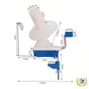 Máquina enrolladora de hilo transfronteriza para uso doméstico, Enrollador de hilo manual pequeño para bobinas de hilo, Herramienta de tejido DIY