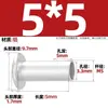 GB873 remache de aluminio cabeza plana grande remache semitubular cabeza semirredonda remache hueco cabeza redonda M2M2.5M3M4M5M6