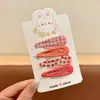 Pinza para el pelo azul sal marina con forma de estrella para niñas, Pinza de pico de pato sin costuras para flequillo lateral, Accesorio para el pelo para niñas, Pinza para el pelo para mechones sueltos