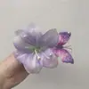 Atmósfera Estilo Vacaciones de Verano Dulce Simulación Magnolia Pasador Pasador Accesorios para el Cabello Pinza Lateral Foto Flor para la Cabeza Playa Flor en el Cabello Flor