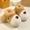 Pantuflas de Felpa de Algodón, de Caña Alta, Cálidas, para Interiores y Hogar, Todo Incluido, Zapatos Peludos, Suelas Gruesas, Se Pueden Usar Afuera, Estilo Pareja, Invierno Hombres