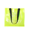 Bolsa de mano de PVC con logo personalizado, bolsa de compras para ropa de concierto de celebridades, bolsa de regalo transparente, bolsa de mano de recuerdo