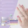 Pluma de Pintura para Uñas DIY Fácil de Usar Múltiples Ocasiones Pintura DIY Conveniente Uñas de Arte Multicolores Pluma para Contornear y Dibujar Líneas en la Punta de las Uñas