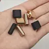 Hebilla de Metal Doble Agujero con Patrón de 5 mm para Cordón al por Mayor, Accesorios de Hardware para Lanyard en Stock, Hebilla de Ajuste de Aleación para Bolsos