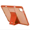 Atacado aplicável iPad mini6 suporte de moldura macia pele sentir acrílico translúcido com porta-caneta capa para tablet