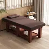 Cama de belleza de madera maciza para masaje y terapia, fisioterapia integrada multifuncional de medicina china y tratamiento corporal, cama especializada para salones de belleza y terapia ósea