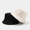 Sombrero de pescador de doble cara para hombre, estilo coreano, sencillo, informal, combinable, para lavabo, para mujer, de color liso, con tablero ligero, parasol, sombrero moderno para pareja.