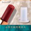 Molde de lápiz labial Bailuo DIY: un conjunto de soporte de silicona casero para hacer un molde de reparación de labios decapante tallado