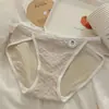 Pantaletas de Burbuja Suaves y Cómodas, Antibacterianas, Pierna Ancha, Sin Costuras, Cintura Media-Baja, Entrepierna de Algodón Puro, Estilo Japonés, para Niñas