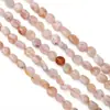 Piedra Natural Irregular Agujero Recto Forma de Cuentas Hechas a Mano DIY Collar Pulsera Colgante con Cuentas Accesorios de Joyería