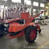 Tractor Manual Agrícola de 8-25 Caballos de Fuerza, Máquina para Despeje de Terreno y Arado en Huertos, Rotocultivador Pequeño Específico para Campos de Arroz y Terrenos Fangosos